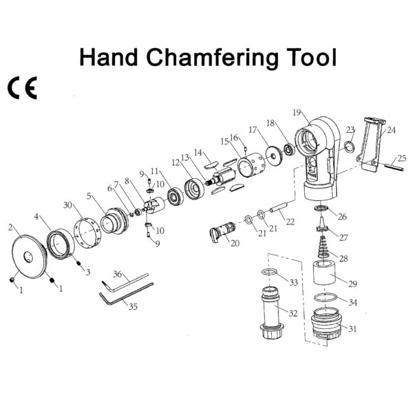 CHAMFERING TOOL: PARTS DIAGRAM - Image 1